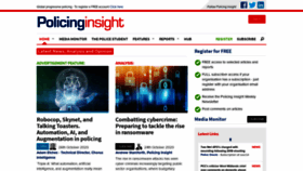 What Policinginsight.com website looked like in 2020 (3 years ago)