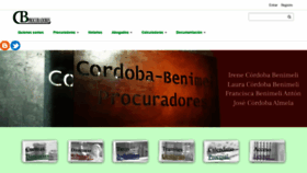What Procuradores-alicante.es website looked like in 2020 (3 years ago)