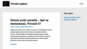 What Prirodnilijekovi.com website looked like in 2020 (3 years ago)