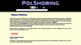 What Polsharing.com website looked like in 2020 (3 years ago)