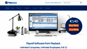 What Payback.ie website looked like in 2020 (3 years ago)