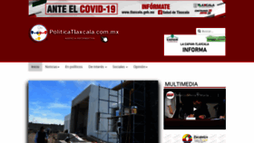 What Politicatlaxcala.com.mx website looked like in 2020 (3 years ago)