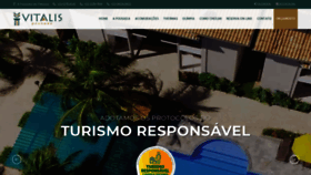 What Pousadavitalis.com.br website looked like in 2020 (3 years ago)