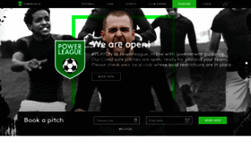 What Powerleague.co.uk website looked like in 2020 (3 years ago)