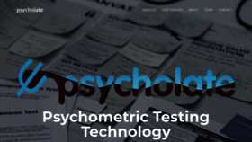 What Psycholate.com website looked like in 2020 (3 years ago)