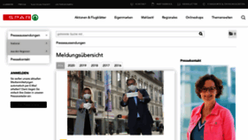 What Presse.spar.at website looked like in 2020 (3 years ago)