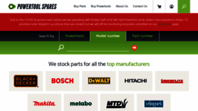 What Powertoolspares.com website looked like in 2020 (3 years ago)