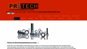What Pritech.nl website looked like in 2020 (3 years ago)