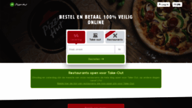 What Pizzahut.be website looked like in 2020 (3 years ago)