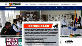 What Putumayo.gov.co website looked like in 2020 (3 years ago)