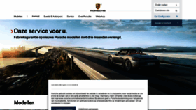 What Porsche.nl website looked like in 2020 (3 years ago)
