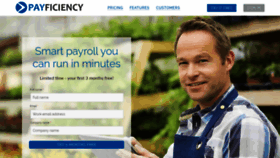What Payficiency.com website looked like in 2020 (3 years ago)