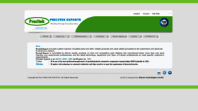 What Precitekexports.com website looked like in 2020 (3 years ago)