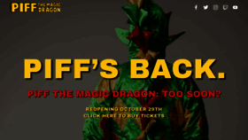 What Piffthemagicdragon.com website looked like in 2020 (3 years ago)
