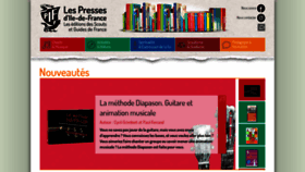What Presses-idf.fr website looked like in 2020 (3 years ago)