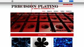 What Precisionplating.com website looked like in 2020 (4 years ago)