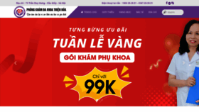 What Phukhoahanoi.vn website looked like in 2020 (3 years ago)