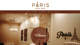 What Parisnailbar.com website looked like in 2020 (3 years ago)
