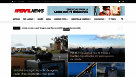 What Perfilnews.com.br website looked like in 2020 (3 years ago)