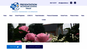 What Prestralee.ie website looked like in 2020 (3 years ago)