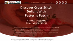 What Patternspatch.com website looked like in 2020 (3 years ago)