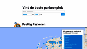 What Prettigparkeren.nl website looked like in 2020 (4 years ago)