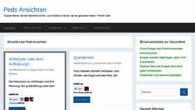 What Peds-ansichten.de website looked like in 2020 (3 years ago)