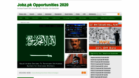 What Pakistan.jobz.pk website looked like in 2020 (3 years ago)