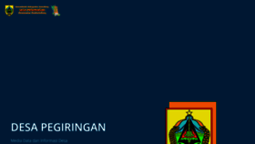 What Pegiringan.desa.id website looked like in 2020 (3 years ago)