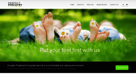 What Perfectpodiatry.co.uk website looked like in 2020 (3 years ago)
