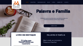 What Palavraefamilia.org.br website looked like in 2020 (3 years ago)