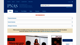 What Pnas.org website looked like in 2020 (3 years ago)