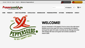 What Pepperseeds.eu website looked like in 2020 (3 years ago)