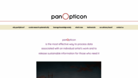 What Panopticondesign.net website looked like in 2020 (3 years ago)