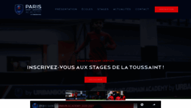 What Psg-academy-france.fr website looked like in 2020 (3 years ago)