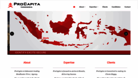 What Procapita.co.id website looked like in 2020 (3 years ago)
