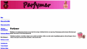 What Parfymer.biz website looked like in 2020 (3 years ago)