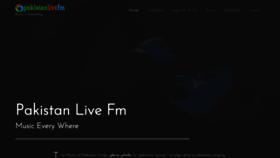 What Pakistanlivefm.com website looked like in 2020 (3 years ago)