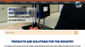 What Pce-instruments.cl website looked like in 2020 (5 years ago)
