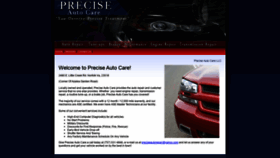 What Preciseautocareofva.com website looked like in 2020 (3 years ago)