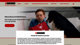 What Purina.no website looked like in 2020 (3 years ago)