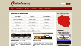 What Polskie-firmy.org website looked like in 2020 (3 years ago)