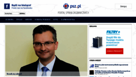 What Psz.pl website looked like in 2020 (3 years ago)