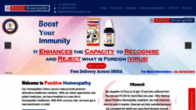 What Positivehomeopathy.com website looked like in 2020 (3 years ago)