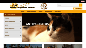What Piensoparaperrosygatos.com website looked like in 2020 (3 years ago)