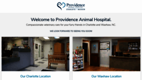 What Providencevets.com website looked like in 2020 (3 years ago)