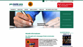 What Promentesana.ch website looked like in 2020 (3 years ago)