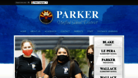 What Parkerusd.org website looked like in 2020 (3 years ago)