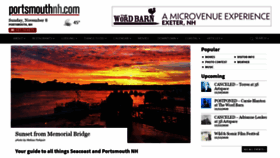 What Portsmouthnh.com website looked like in 2020 (3 years ago)