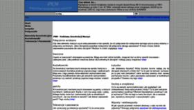 What Pkm.edu.pl website looked like in 2020 (3 years ago)
